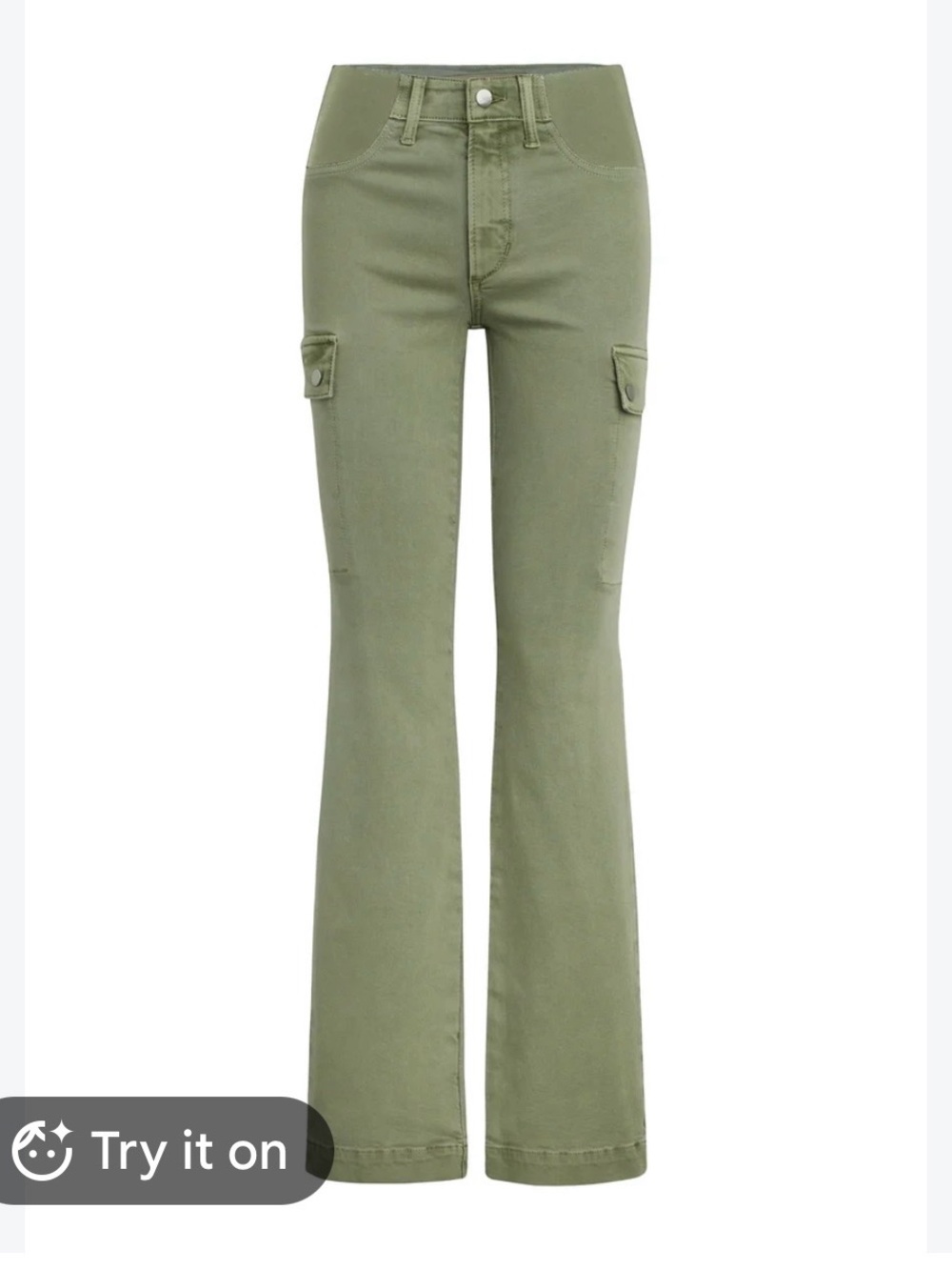Joe's Jeans Olive Green Flare Cargo Pants